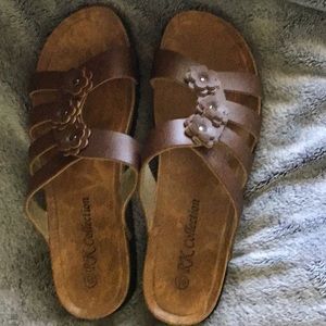 RK Collection New Brown Sandals